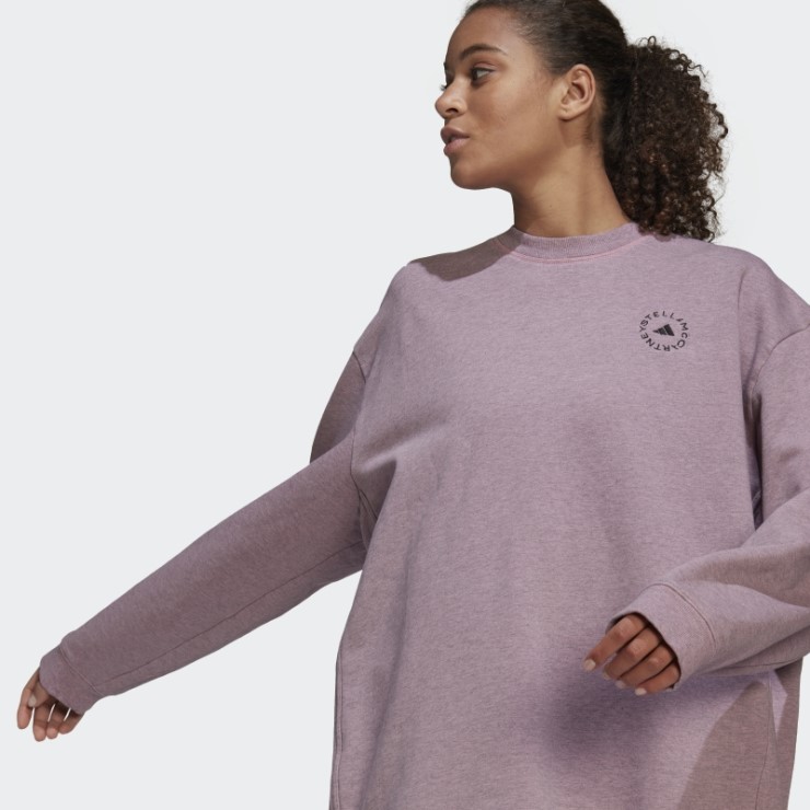 Rosa Adidas Por Stella Mccartney Sportswear Sudadera Moda