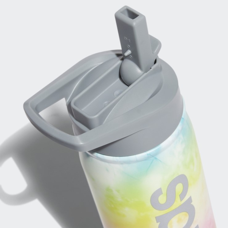 Botella Metal Paja Acero 600 Ml Stonewash Adidas