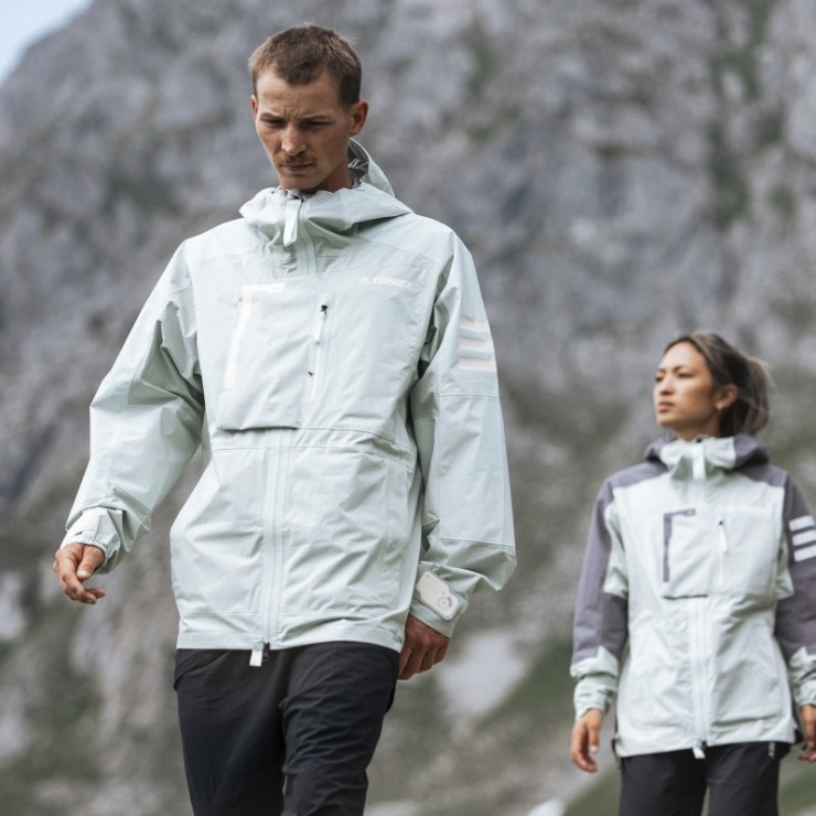 Chaqueta De Senderismo Terrex Xploric Rain.rdy Adidas Verde