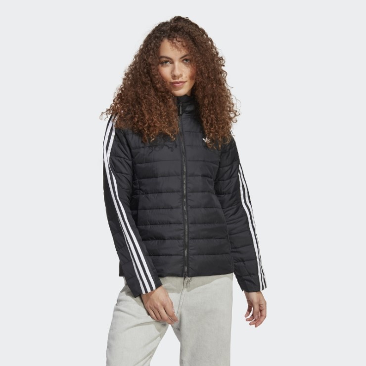 Chaqueta Con Capucha Premium Slim Negra Adidas