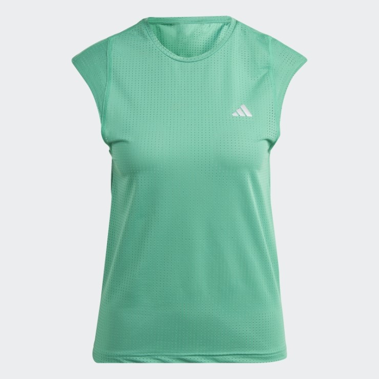 Camiseta Adidas Fast Running Verde Cancha
