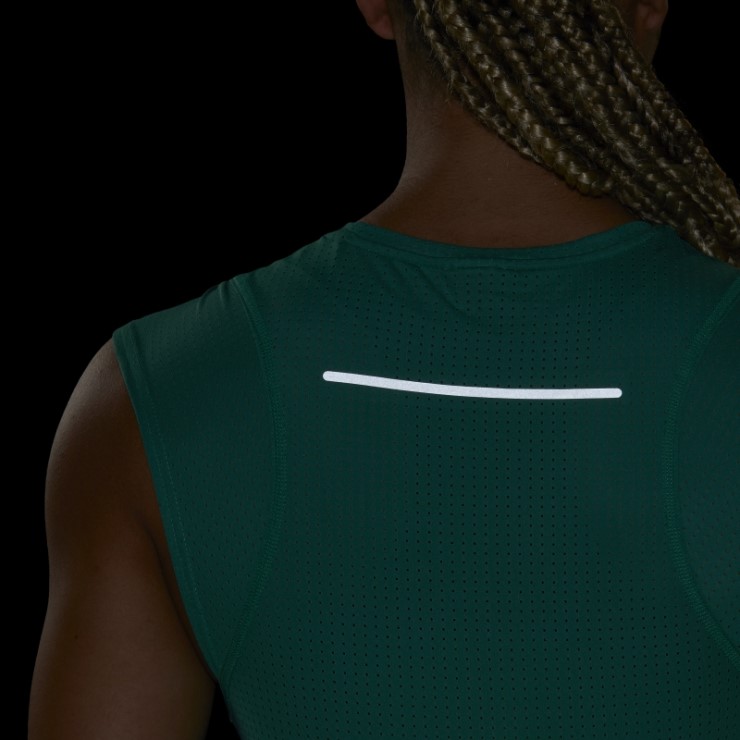 Camiseta Adidas Fast Running Verde Cancha