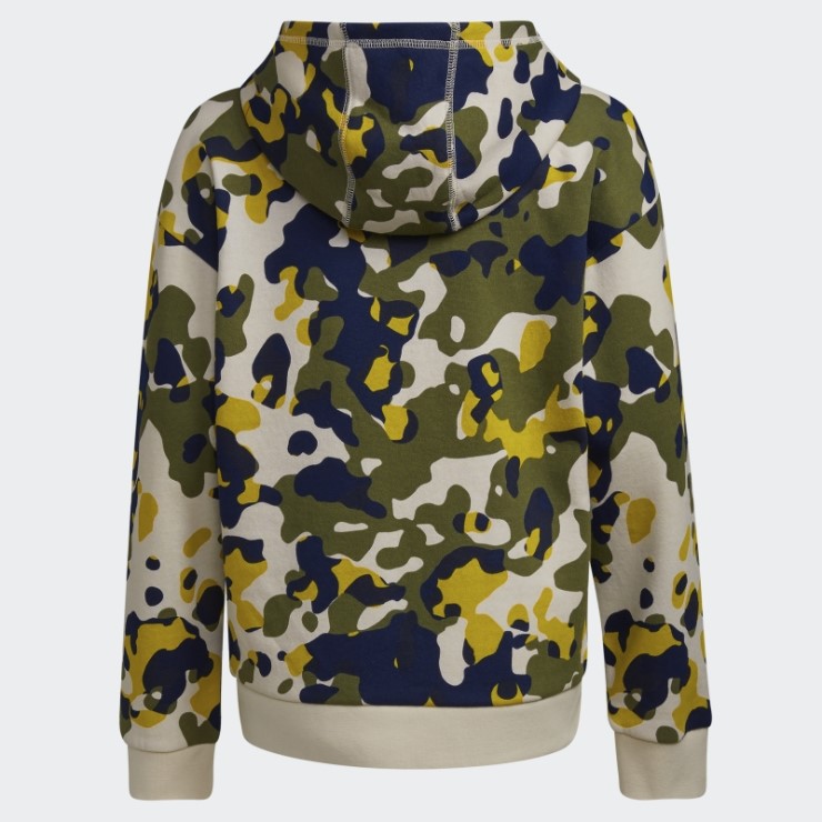Sudadera Con Capucha Y Estampado De Camuflaje Adidas Aluminium