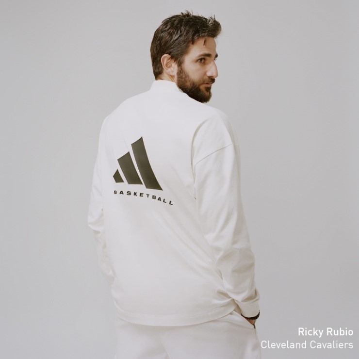 Sudadera Adidas Basketball Crew Blanca