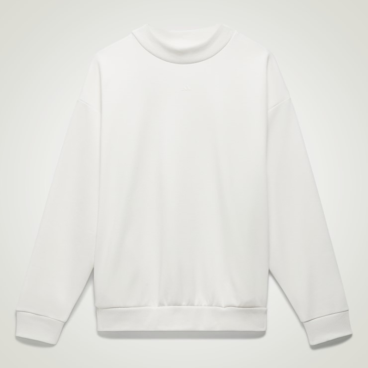 Sudadera Adidas Basketball Crew Blanca