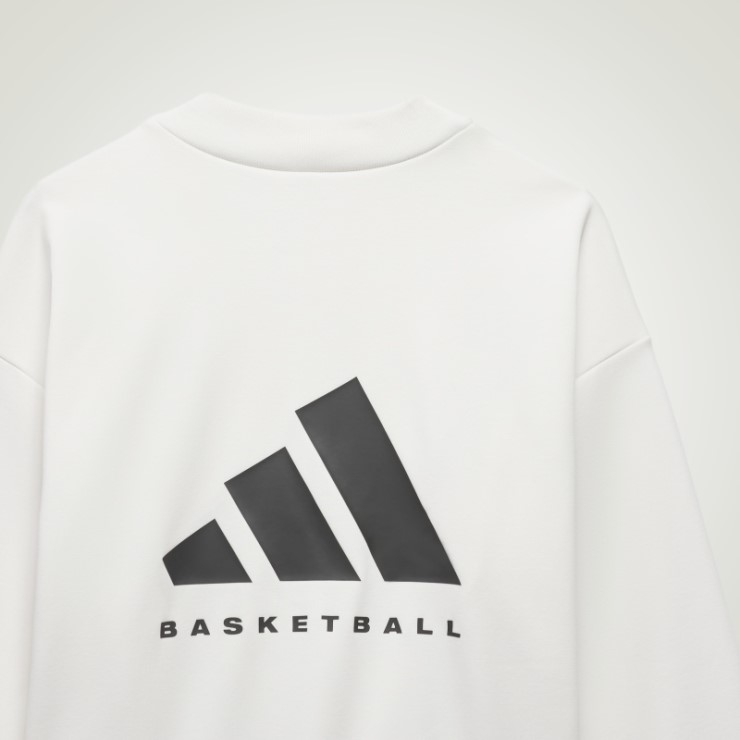 Sudadera Adidas Basketball Crew Blanca