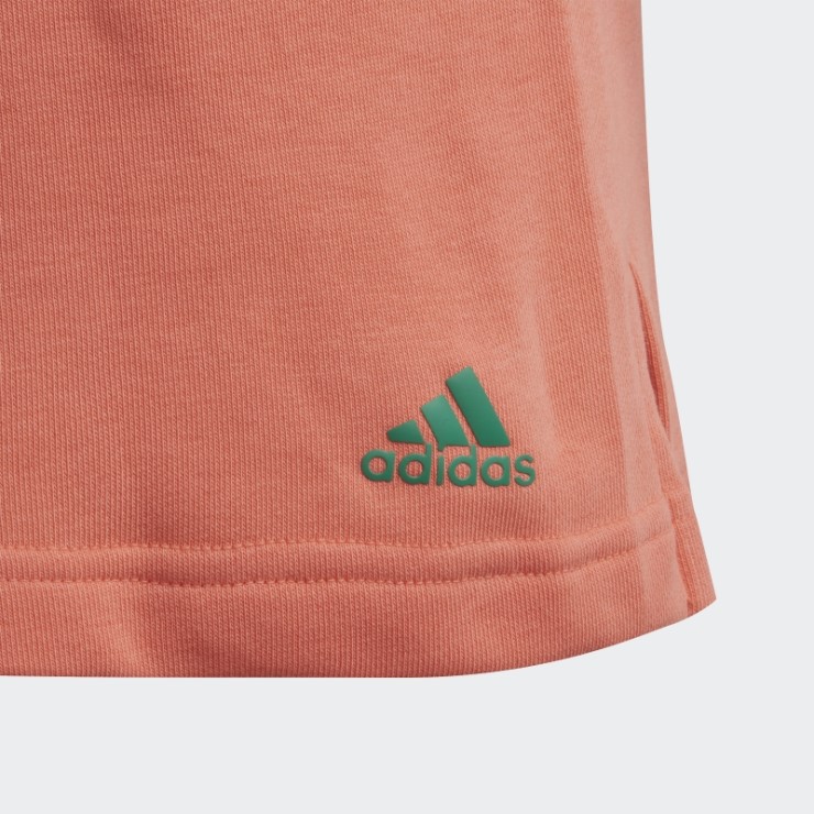 Vestido Coral Con Capucha Adidas Summerglam