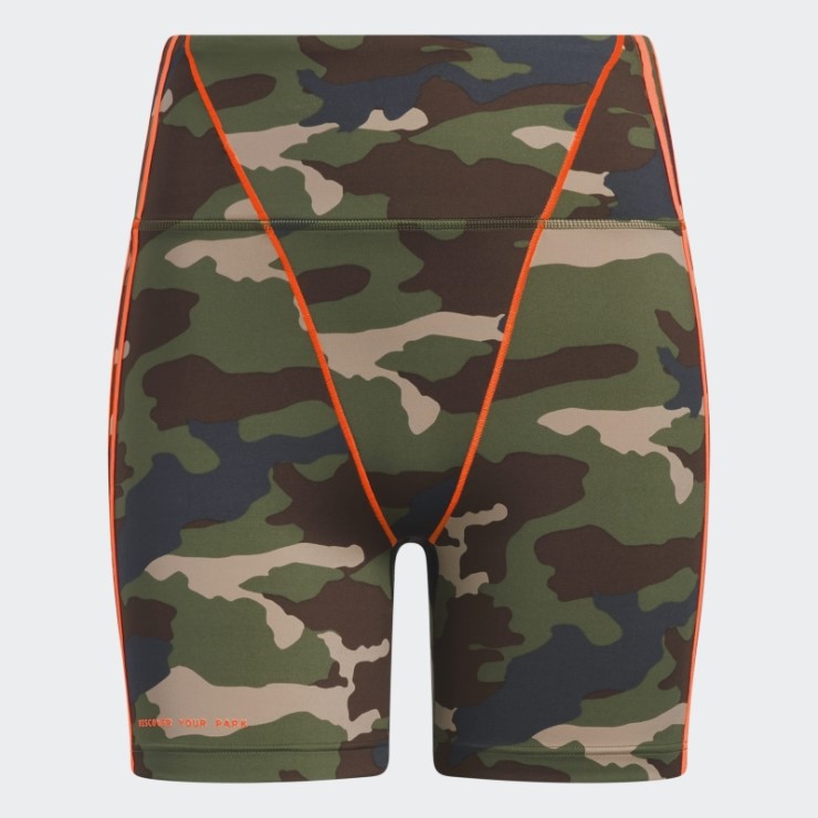 Adidas Bike Shorts 9 Pulgadas Naranja