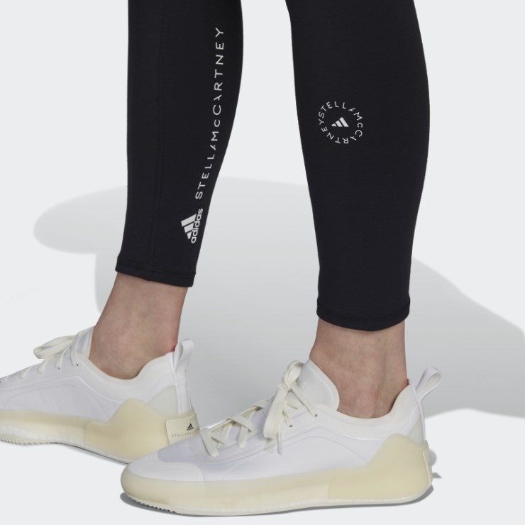 Adidas By Stella Mccartney 7/8 Polainas De Yoga Moda Negro