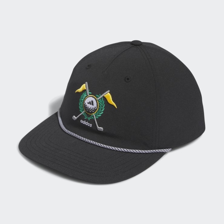 Adidas Gorra Retro De Cinco Paneles Negra