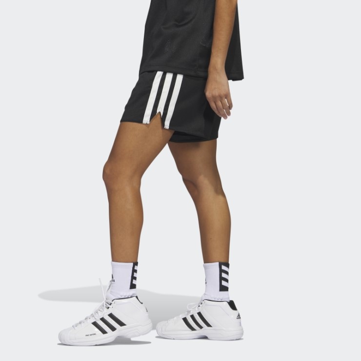 Shorts De Baloncesto Adidas Select 3-stripes Negros