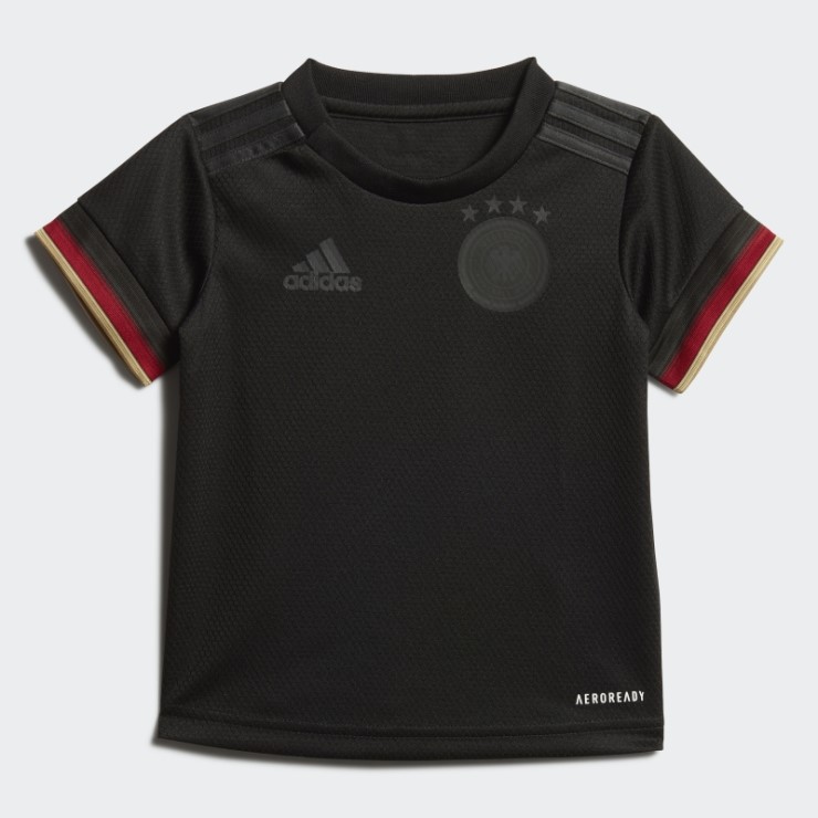 Camiseta Bebe Alemania Adidas Negra