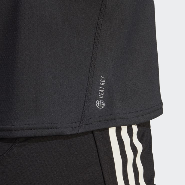 Camiseta Negra X-city Running Heat.rdy Adidas