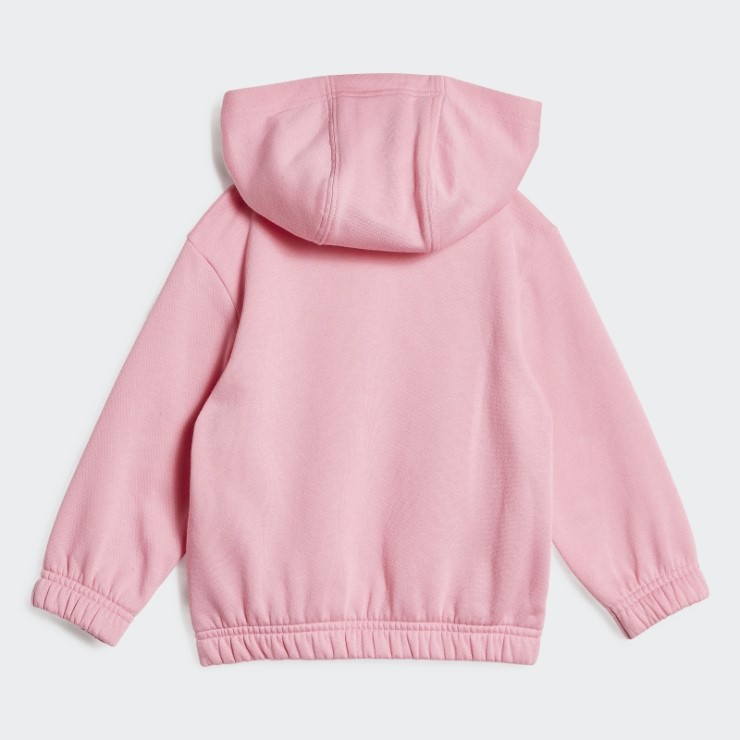 Conjunto De Joggers De Forro Polar Extragrande Rosa Del Equipo Adidas (género Neutral) Moda