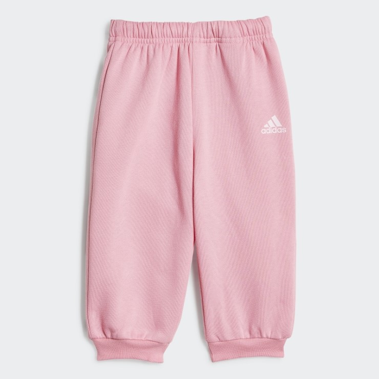 Conjunto De Joggers De Forro Polar Extragrande Rosa Del Equipo Adidas (género Neutral) Moda