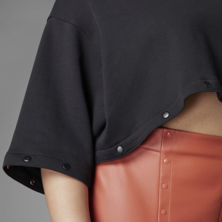 Sudadera Con Capucha Negra Adidas Always Original Con Botones A Presión (talla Grande)