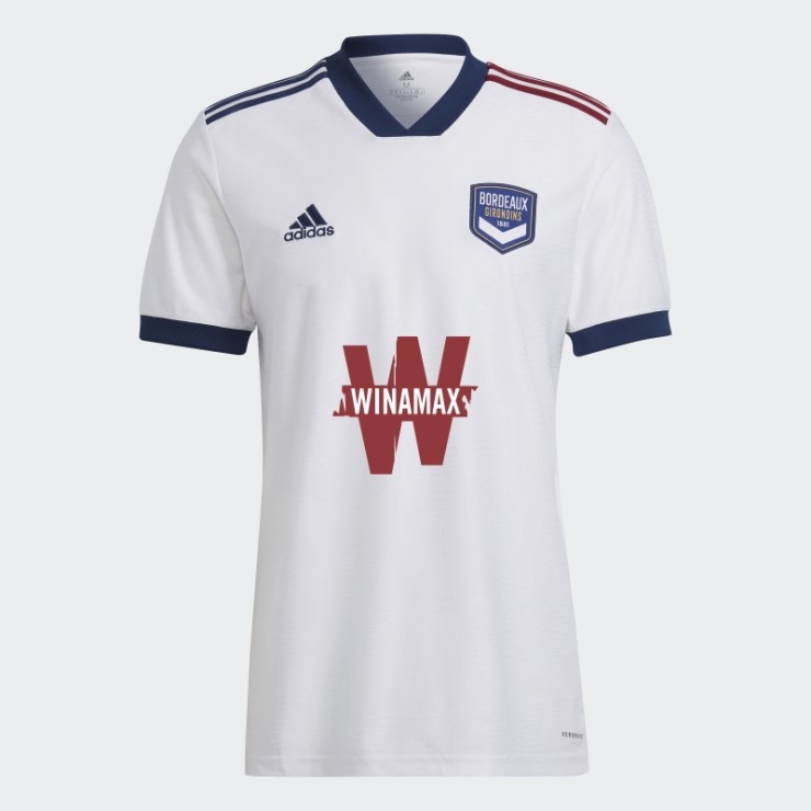 Camiseta Adidas Fc Girondins De Burdeos 21/22 Segunda Equipación Blanca
