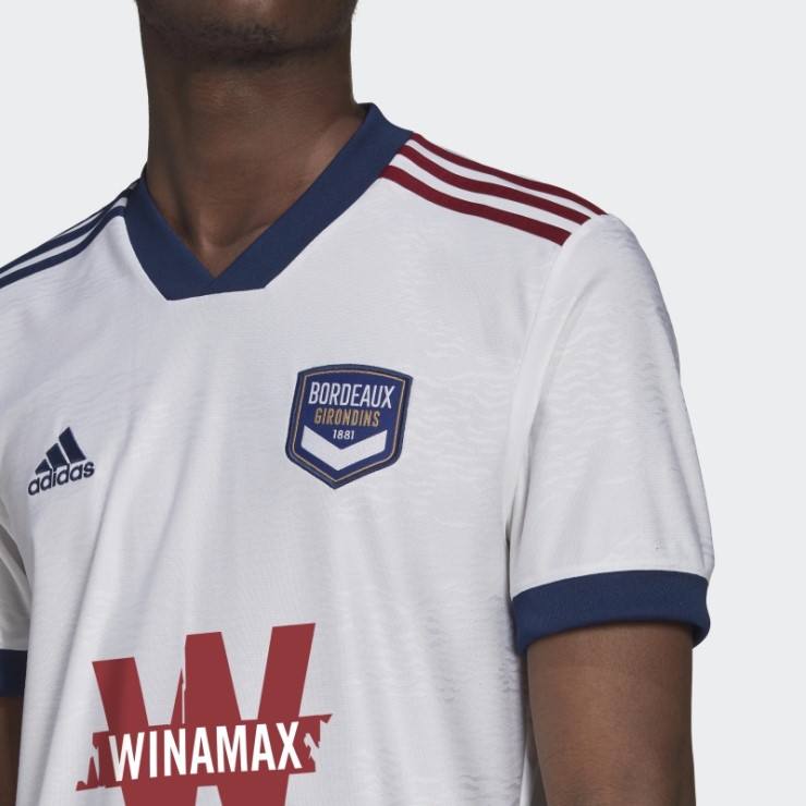 Camiseta Adidas Fc Girondins De Burdeos 21/22 Segunda Equipación Blanca