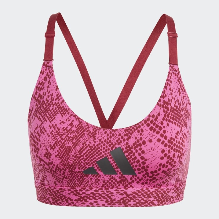 Sujetador Ligero De Entrenamiento Aeroimpact Adidas Fucsia