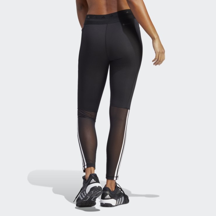 Leggings Negros Adidas Techfit Hyperglam 7/8