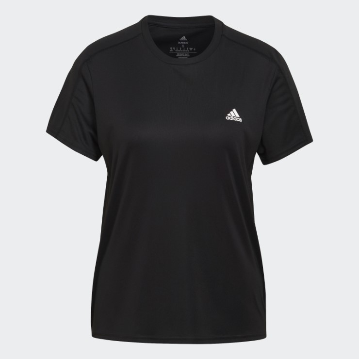 Camiseta Adidas Run It Negra