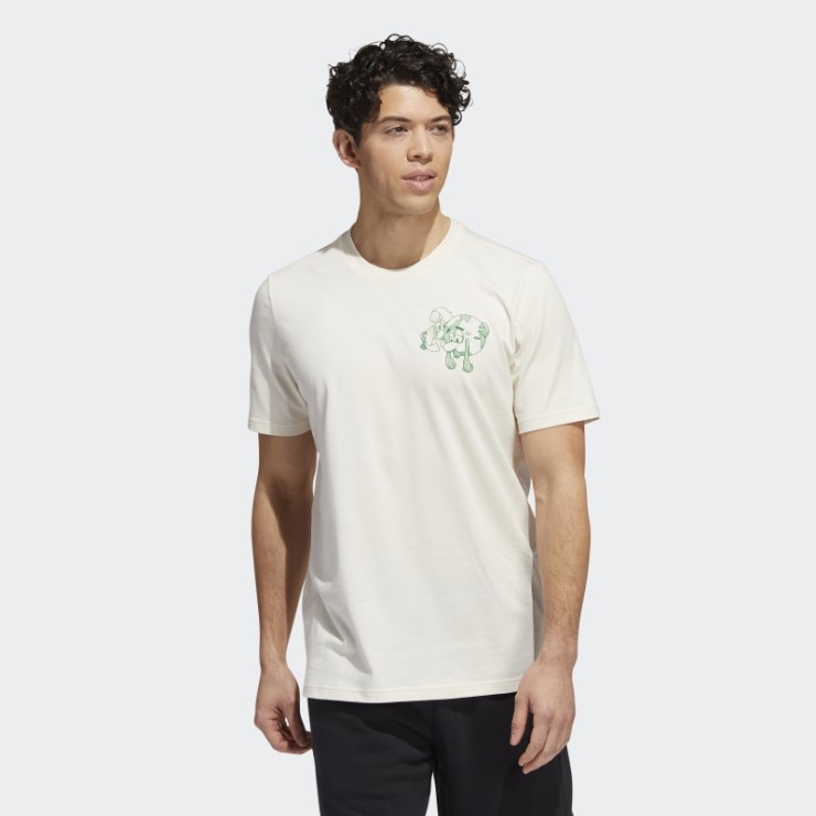 Camiseta Gráfica Adidas Saturday Hecha Para Ser Rehecha No Teñida