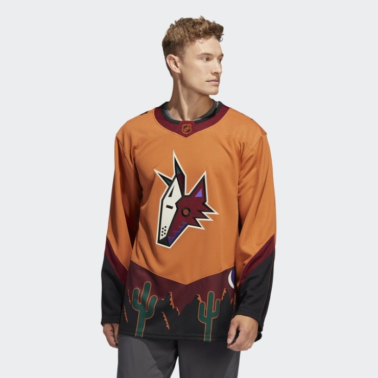 Sienna Coyotes Auténtico Reverso Retro Wordmark Jersey Adidas