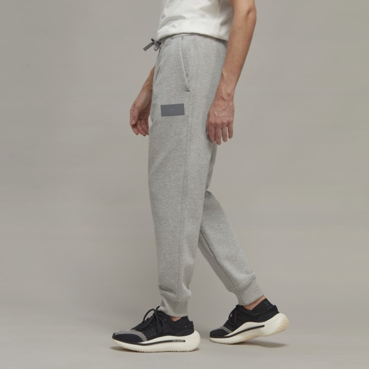 Joggers Y-3 De Algodón Orgánico Con Vuelta Adidas