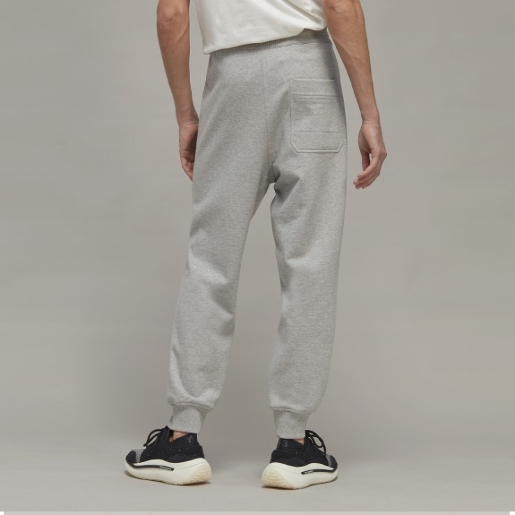Joggers Y-3 De Algodón Orgánico Con Vuelta Adidas
