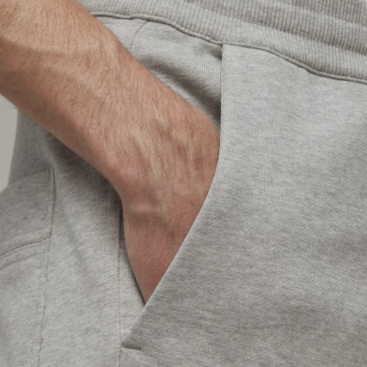 Joggers Y-3 De Algodón Orgánico Con Vuelta Adidas