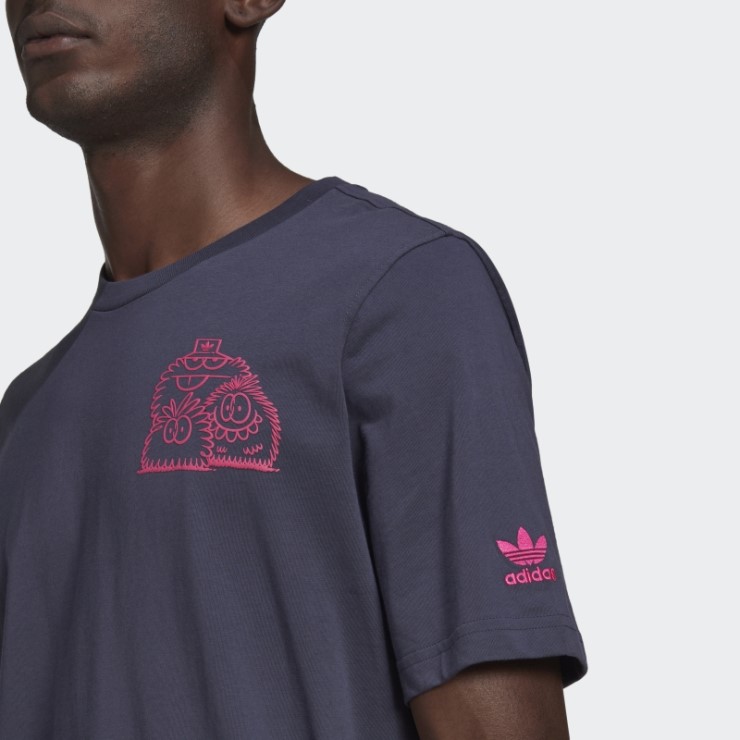 Camiseta Adidas Originals X Kevin Lyons Azul Marino Moda