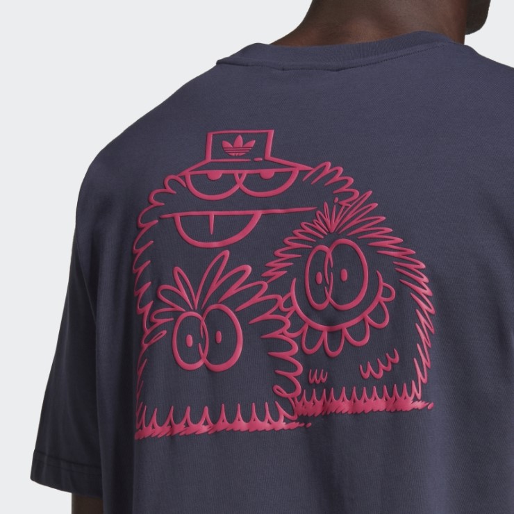 Camiseta Adidas Originals X Kevin Lyons Azul Marino Moda