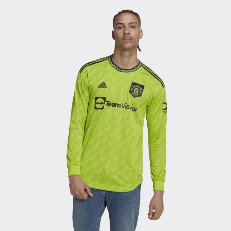 Camiseta Manchester United 22/23 Tercera Equipacion Autentica Manga Larga Adidas Slime