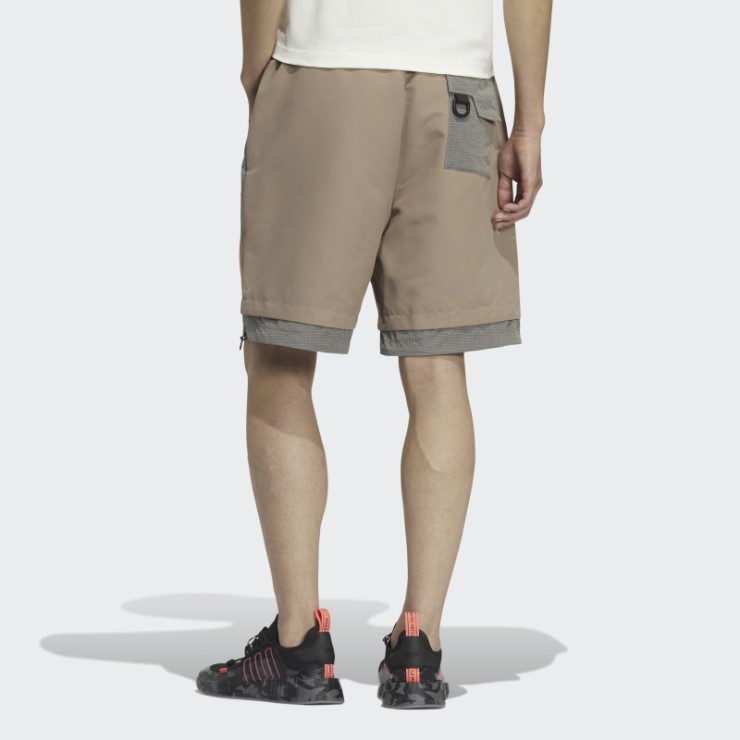 Pantalones Cortos Adidas Marrones Calcáreos