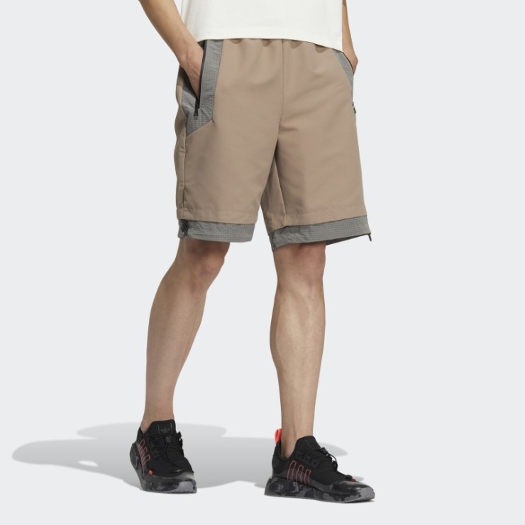 Pantalones Cortos Adidas Marrones Calcáreos