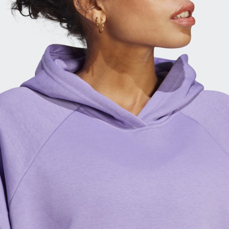 Sudadera Con Capucha Violeta Adidas All Szn Fleece Boyfriend