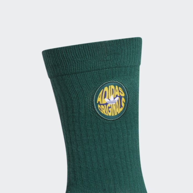 Calcetines En Espiral 3 Pares Verde Adidas