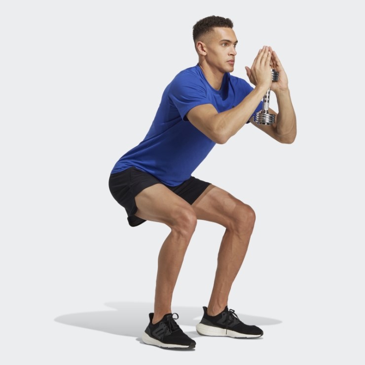 Camiseta De Entrenamiento Adidas Train Essentials Feelready Azul