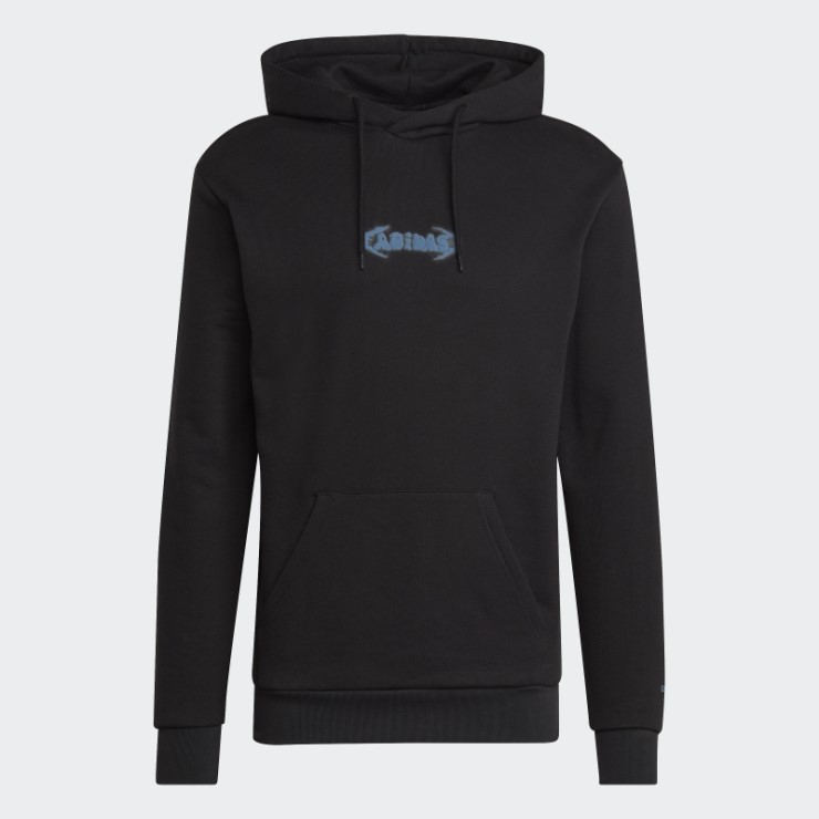 Sudadera Con Capucha Negra Adidas Campus