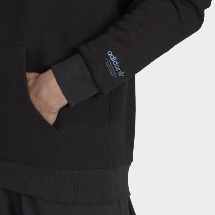 Sudadera Con Capucha Negra Adidas Campus