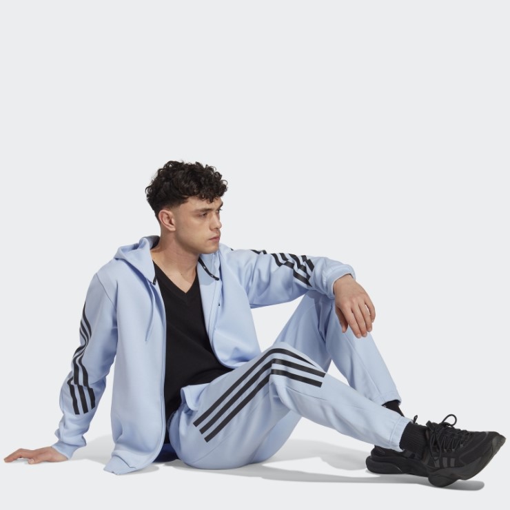 Pantalón Adidas Future Icons 3 Rayas Azul Amanecer