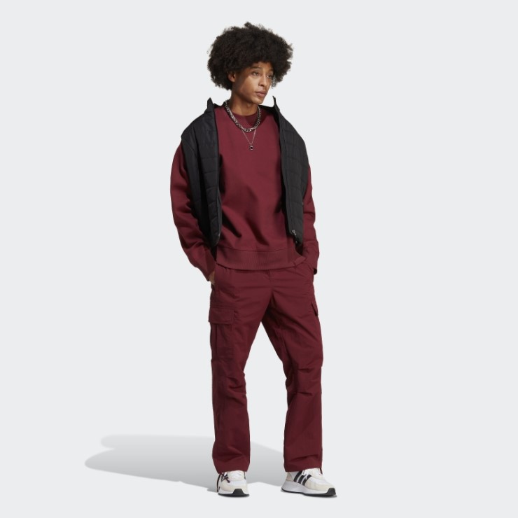 Sudadera Roja Adidas Adicolor Contempo Crew