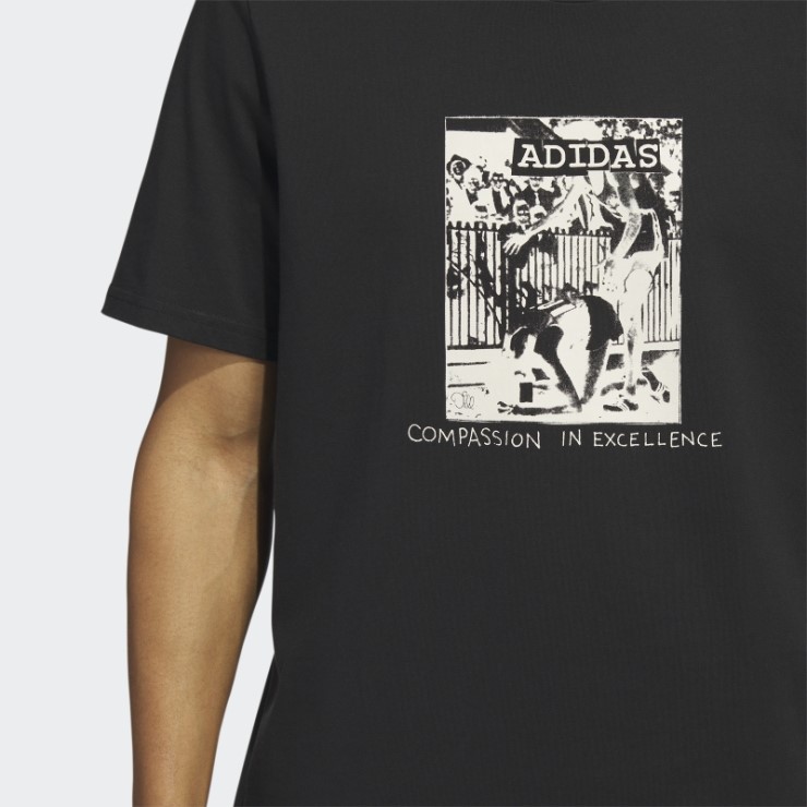 Camiseta Negra Adidas Dill Compasion