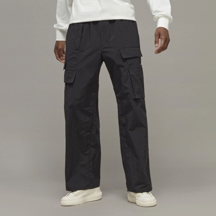 Pantalones Adidas Y-3 De Nailon Arrugado