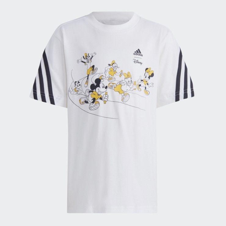 Adidas X Disney Mickey Mouse Conjunto De Camiseta Caliente Blanco