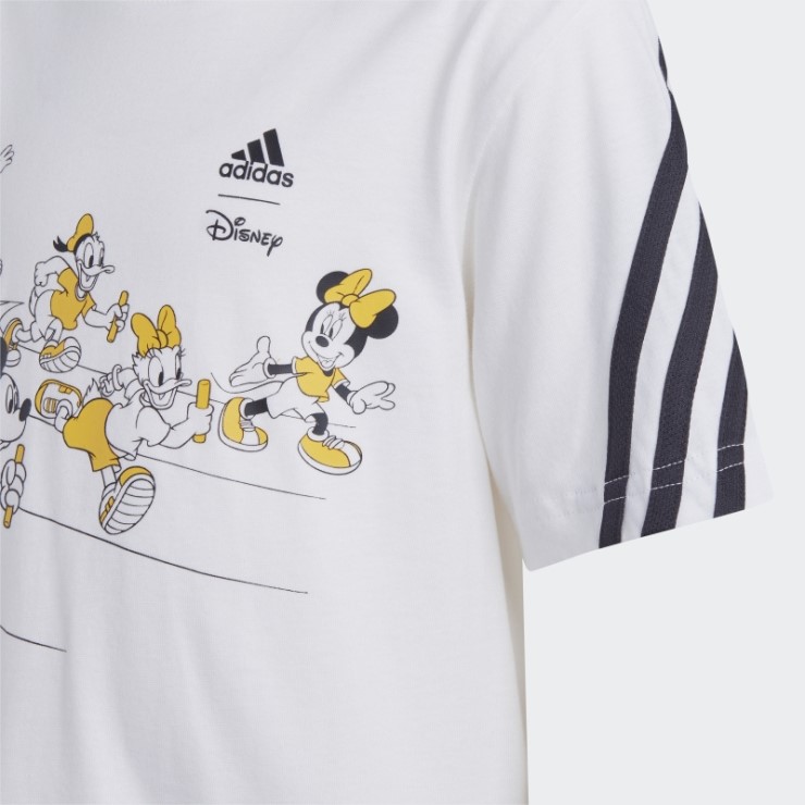 Adidas X Disney Mickey Mouse Conjunto De Camiseta Caliente Blanco