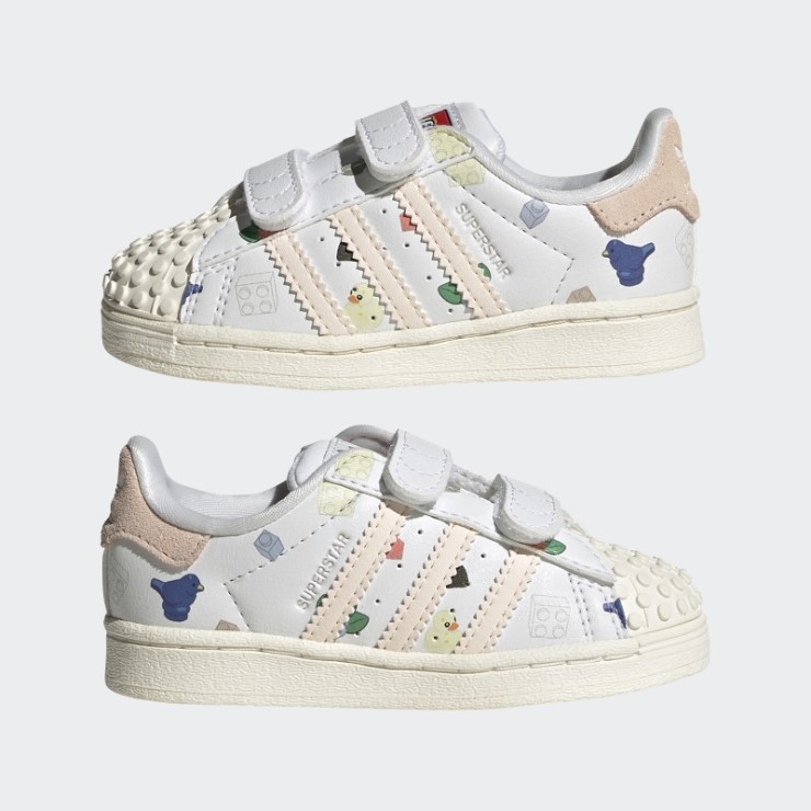 Blanco Caliente Adidas Superstar X Lego Zapatos