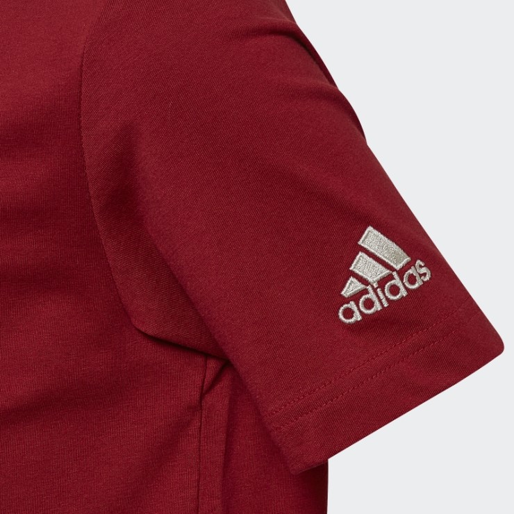 Camiseta Copa Mundial Fifa 2022 Emblema Oficial Granate Adidas