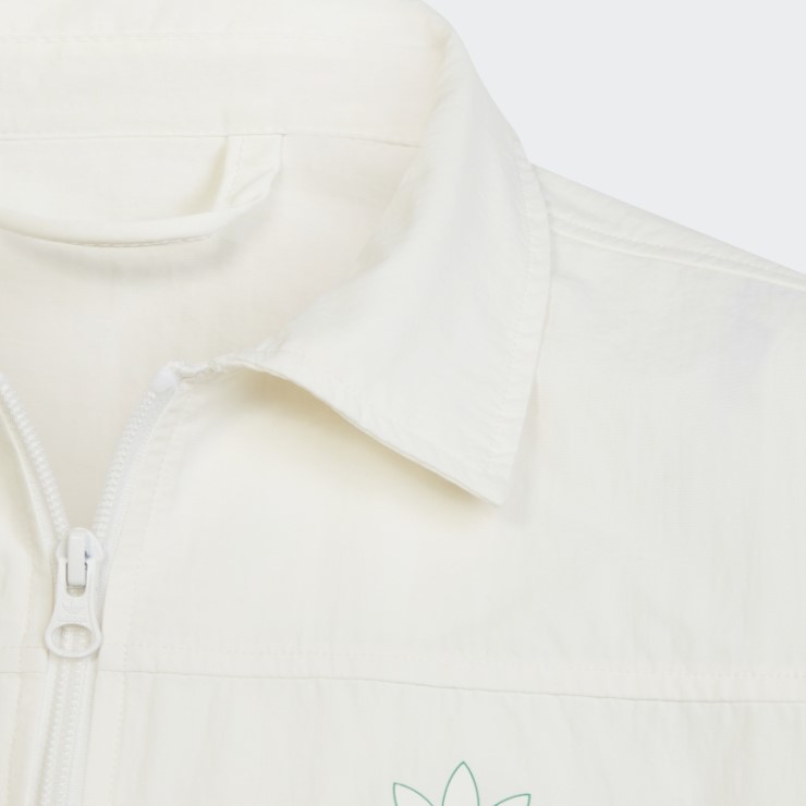 Caliente Adidas Woven Graphic Print Chaqueta Blanca