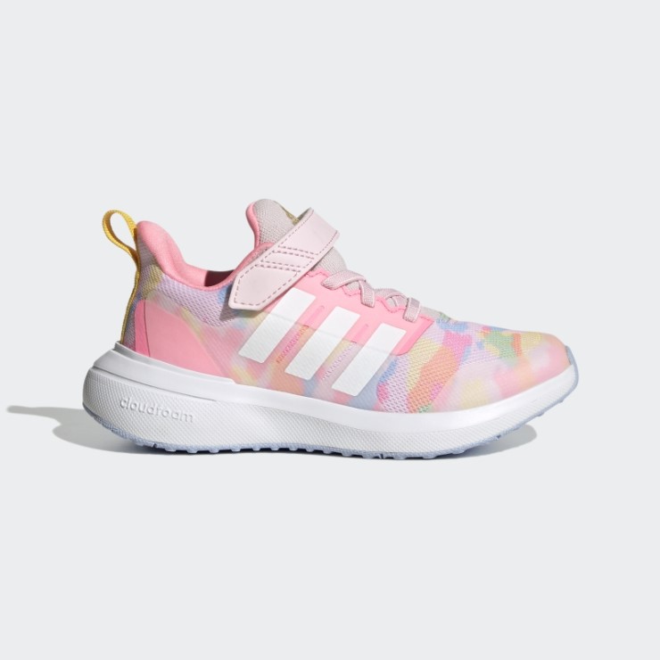Adidas Fortarun 2.0 Cloudfoam Elastic Lace Top Strap Zapatos Rosa